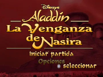 Disney Aladdin - La Venganza de Nasira (ES) screen shot title